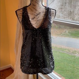 BB Dakota sparkly v-neck top